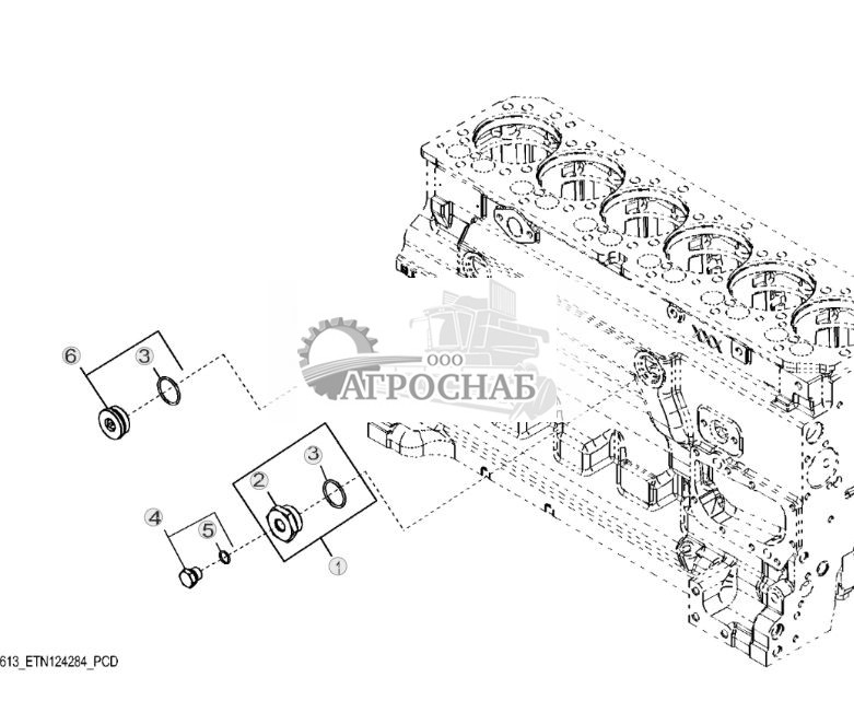 2613 Заглушка нагревателя охлаждающей жидкости - ST830265 134.jpg